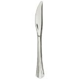 Party Favors Plus Plastic Knives Silver 50 Count