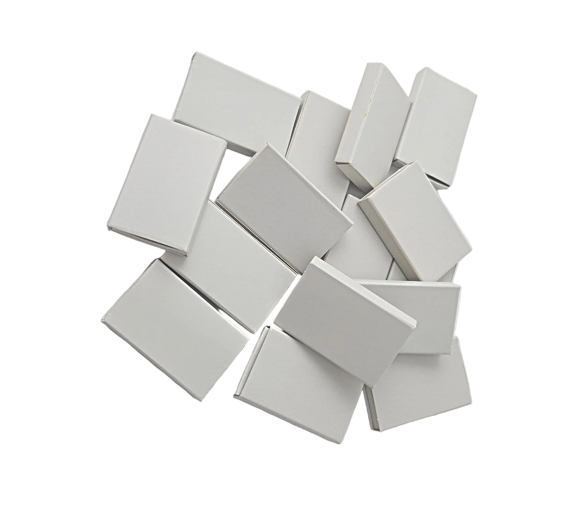 Party Favors Plus Off White Cardboard Slide Tray Candy Favor Boxes 2.25 Inch 50 Count