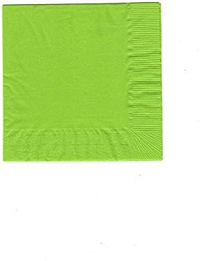 Party Favors Plus Beverage Napkins Light Green 600 Count