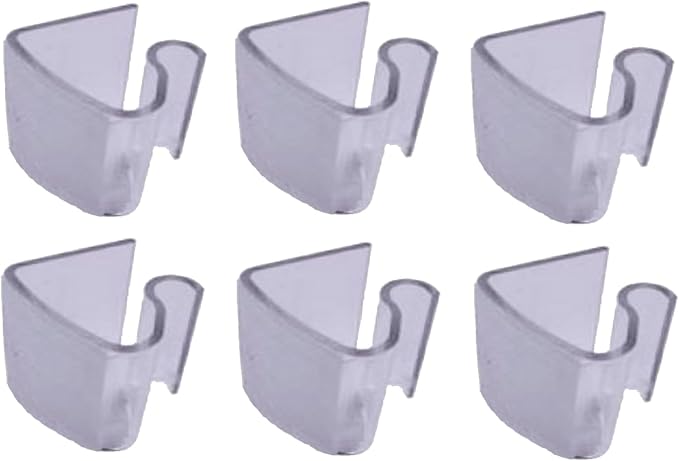 Party Favors Plus White Plastic Table Cover Clips 12 Count