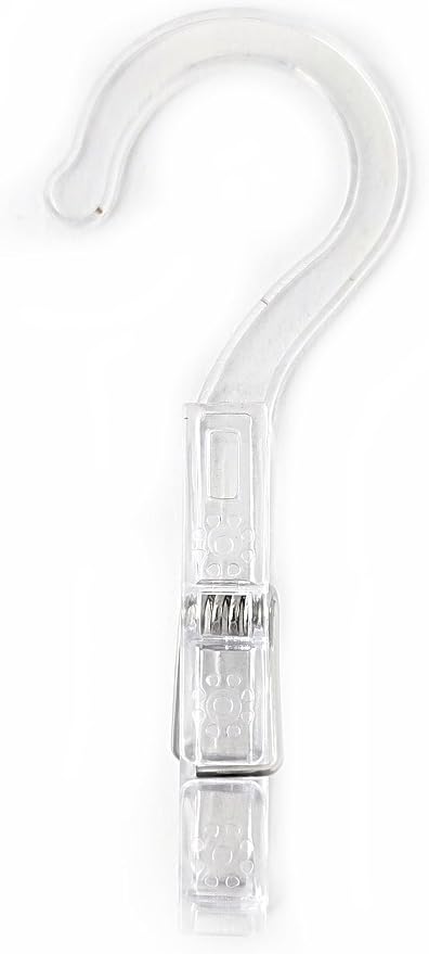 Party Favors Plus Clear Plastic Hanger Clothespins 5.5 Inch 12 Count