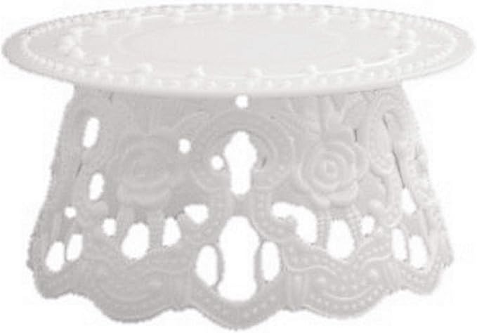 Party Favors Plus White Plastic Cake Top Base 4.5 Inch 3 Count