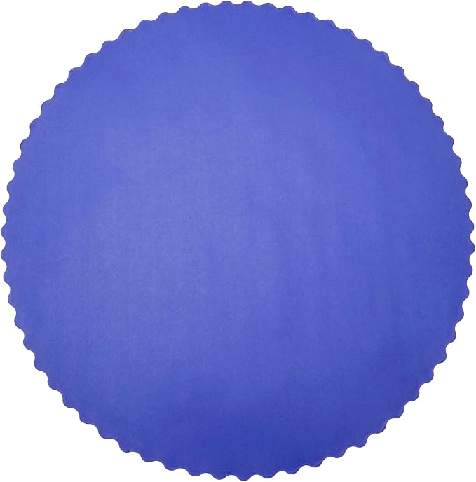 Party Favors Plus Royal Blue Paper Placemats Scalloped 14 Inch 24 Count