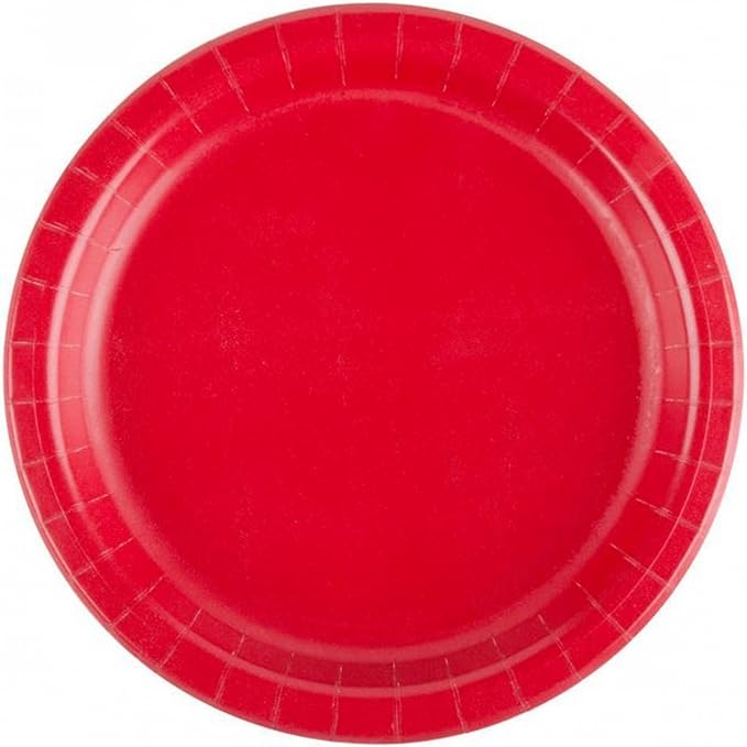 Party Favors Plus Dessert Cake Paper Plates Red 240 Count