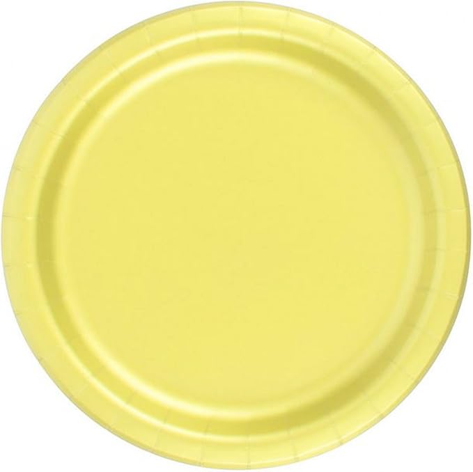 Party Favors Plus Light Yellow Paper Plates 240 Count