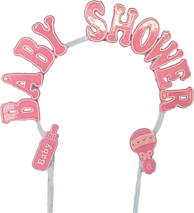 Party Favors Plus Pink Plastic Arch Cake Decoration 9 Inch White Accent