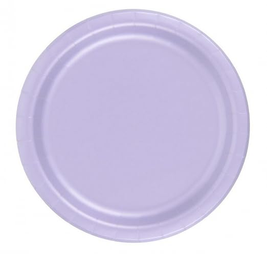 Party Favors Plus Dessert Cake Paper Plates Lavender 240 Count