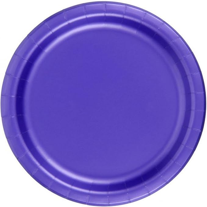 Party Favors Plus Purple Desert Cake Paper Plates 72 Count
