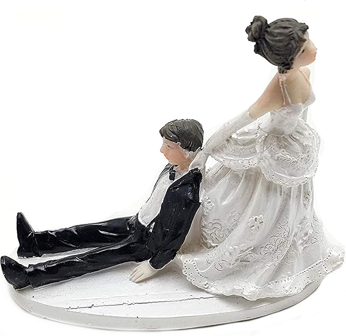 Party Favors Plus Bride and Groom Cake Top Funny Inebriated Groom