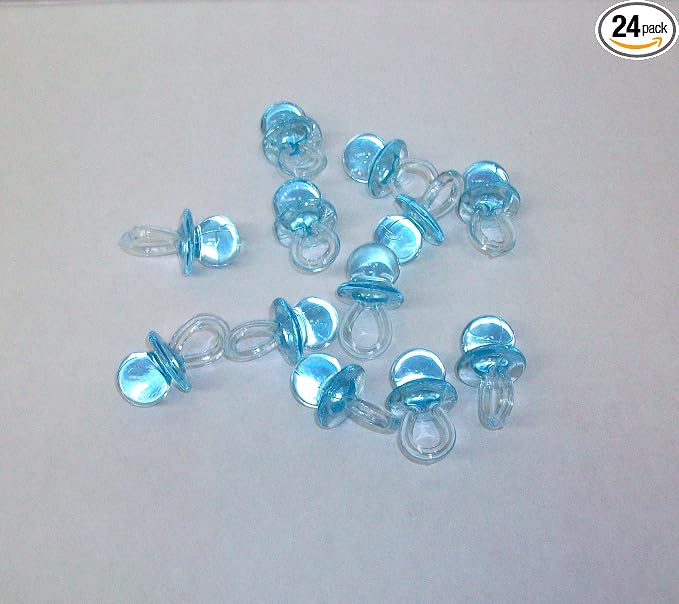 Party Favors Plus Blue Pacifiers 24 Count