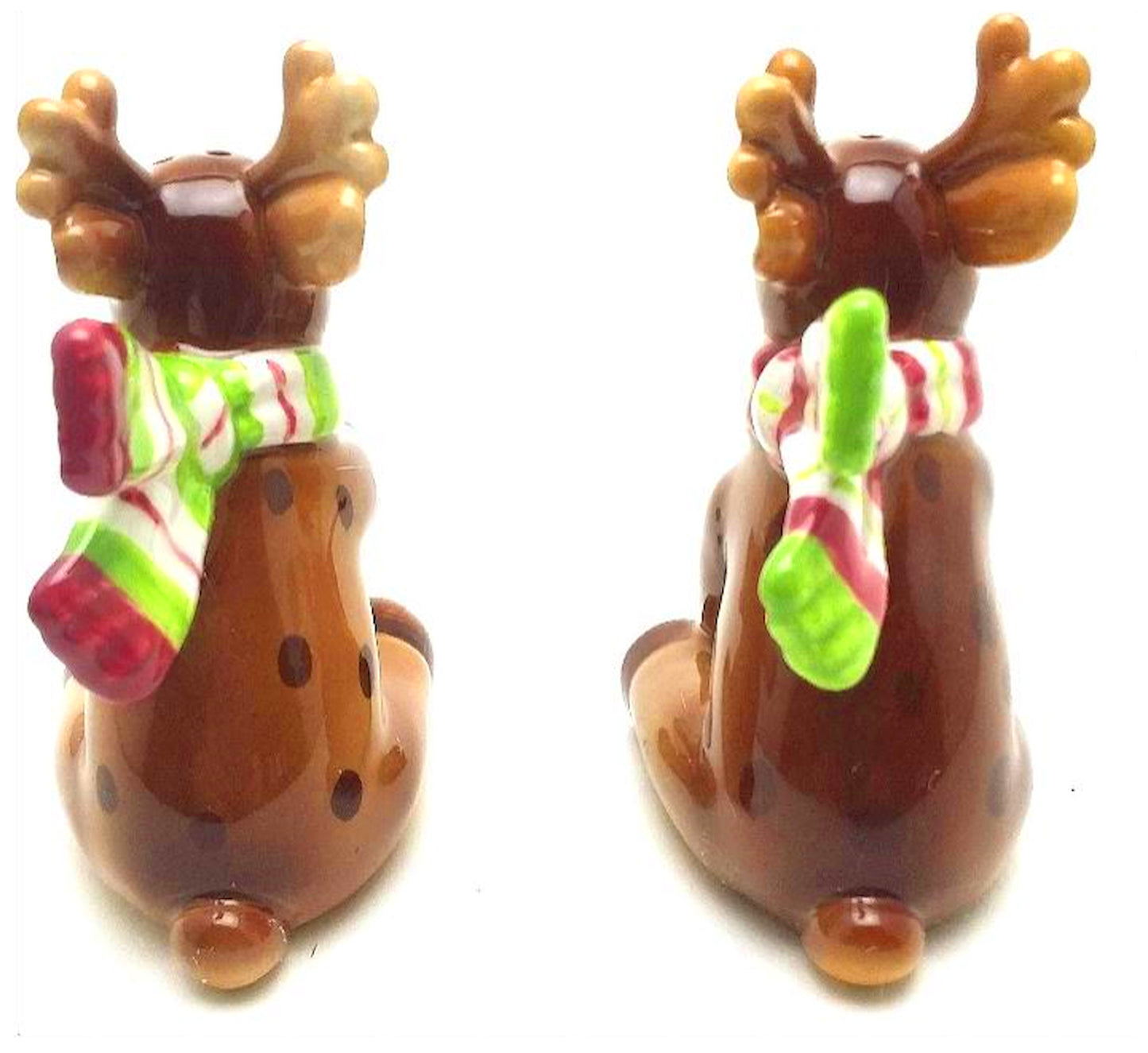 Cosmos Gifts Holiday I Believe: Reindeer Salt and Pepper Shakers