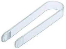12 Ct. 5" Plastic Clear Tong