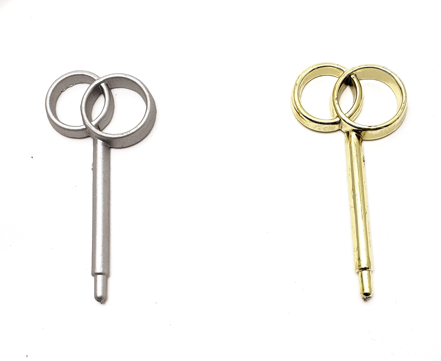 Party Favors Plus 24 Gold Wedding Ring Cupcake Sticks Almond Picks 2.75 Inch