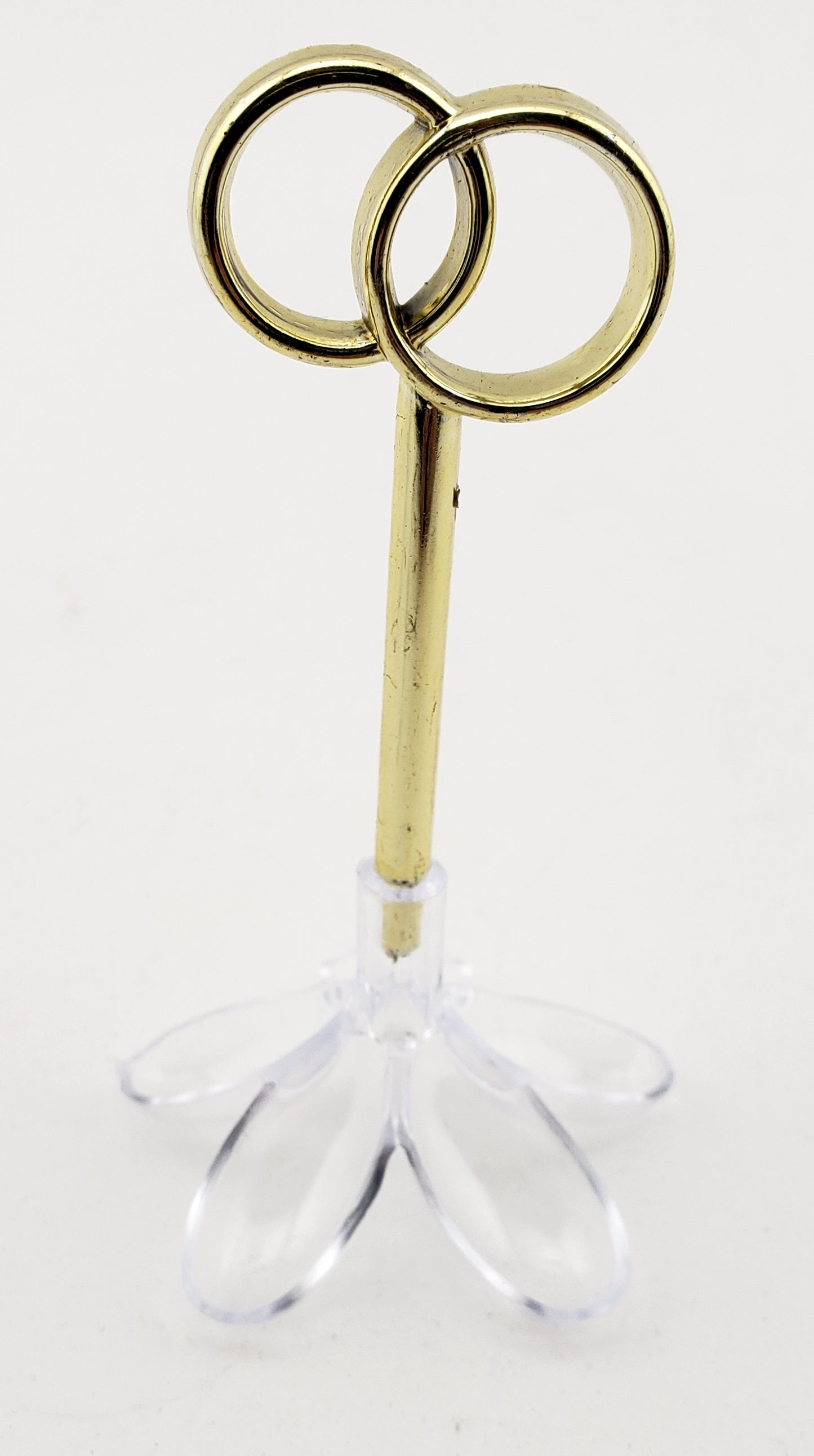 Party Favors Plus 24 Gold Wedding Ring Cupcake Sticks Almond Picks 2.75 Inch