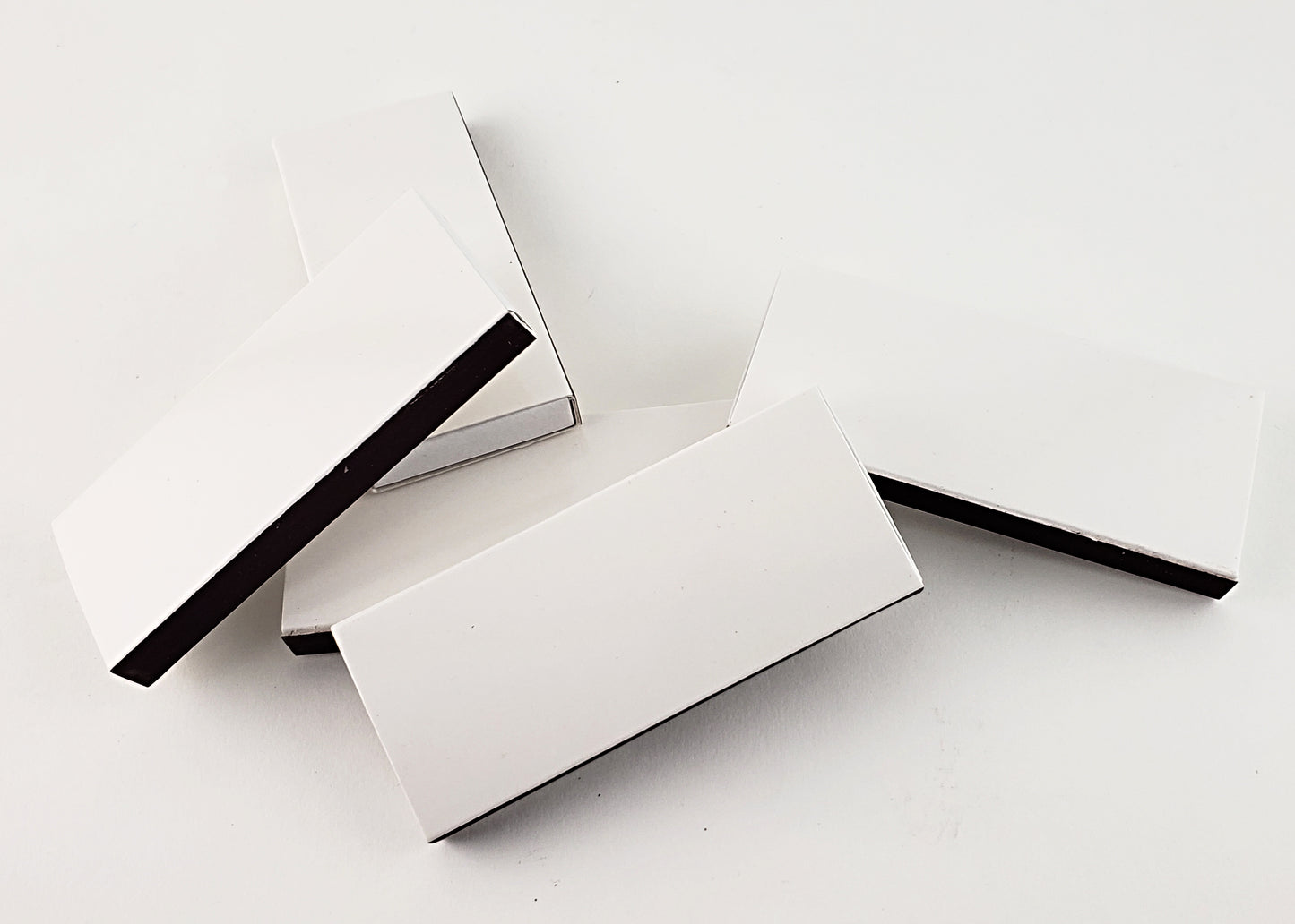 Party Favors Plus 25 Plain 3.25 inch White Wooden Matches in High Gloss Carboard Box