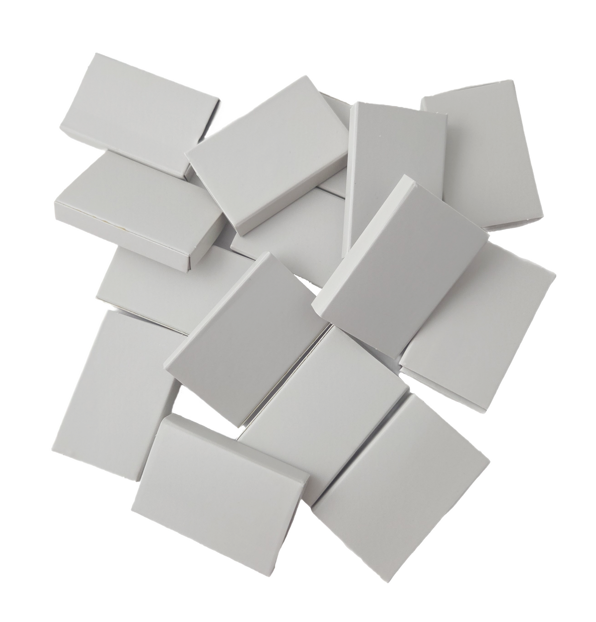 Party Favors Plus Off White Cardboard Slide Tray Candy Favor Boxes 2.25 Inch 50 Count
