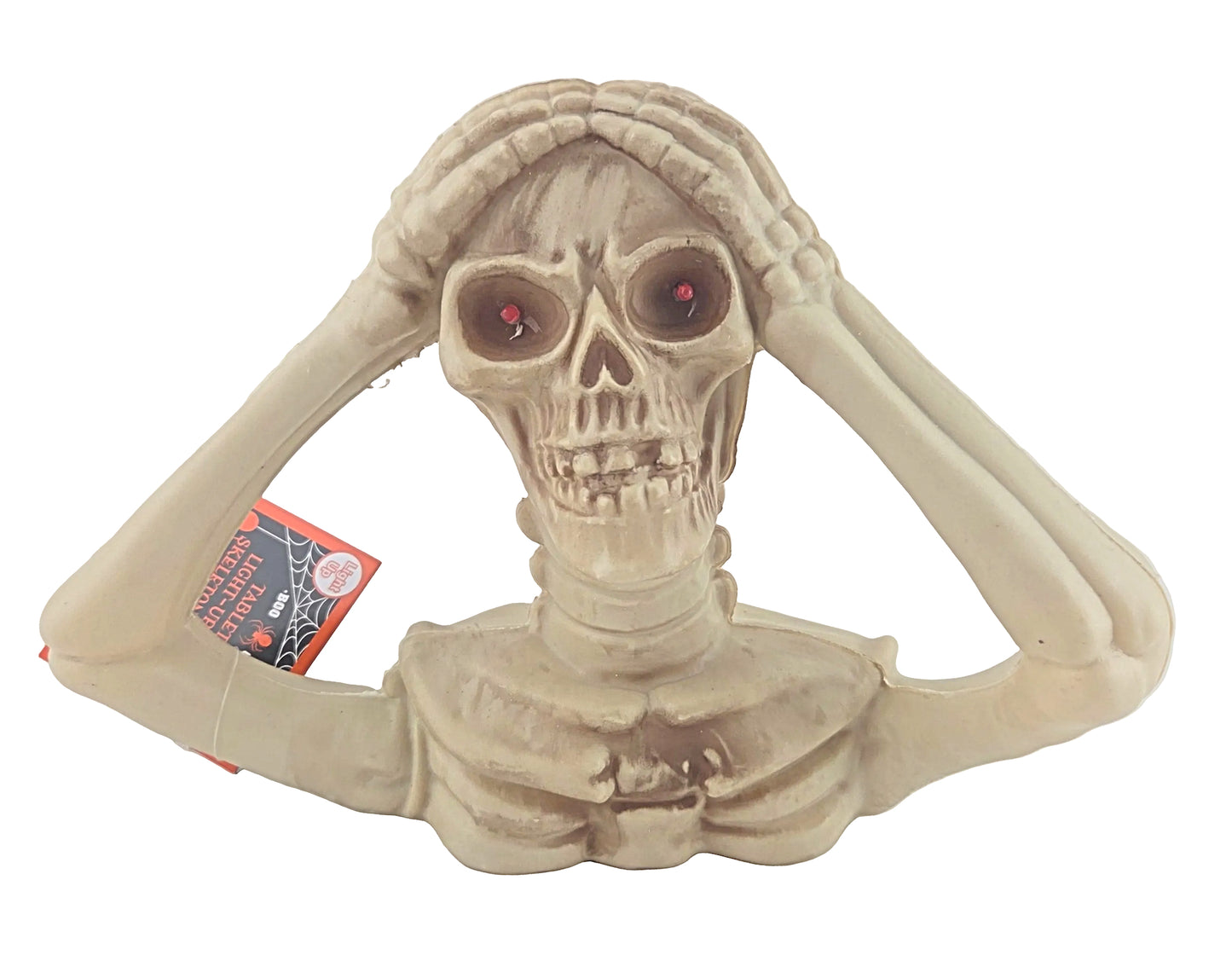 Tabletop Light-Up Eyes Skeleton Halloween Decoration