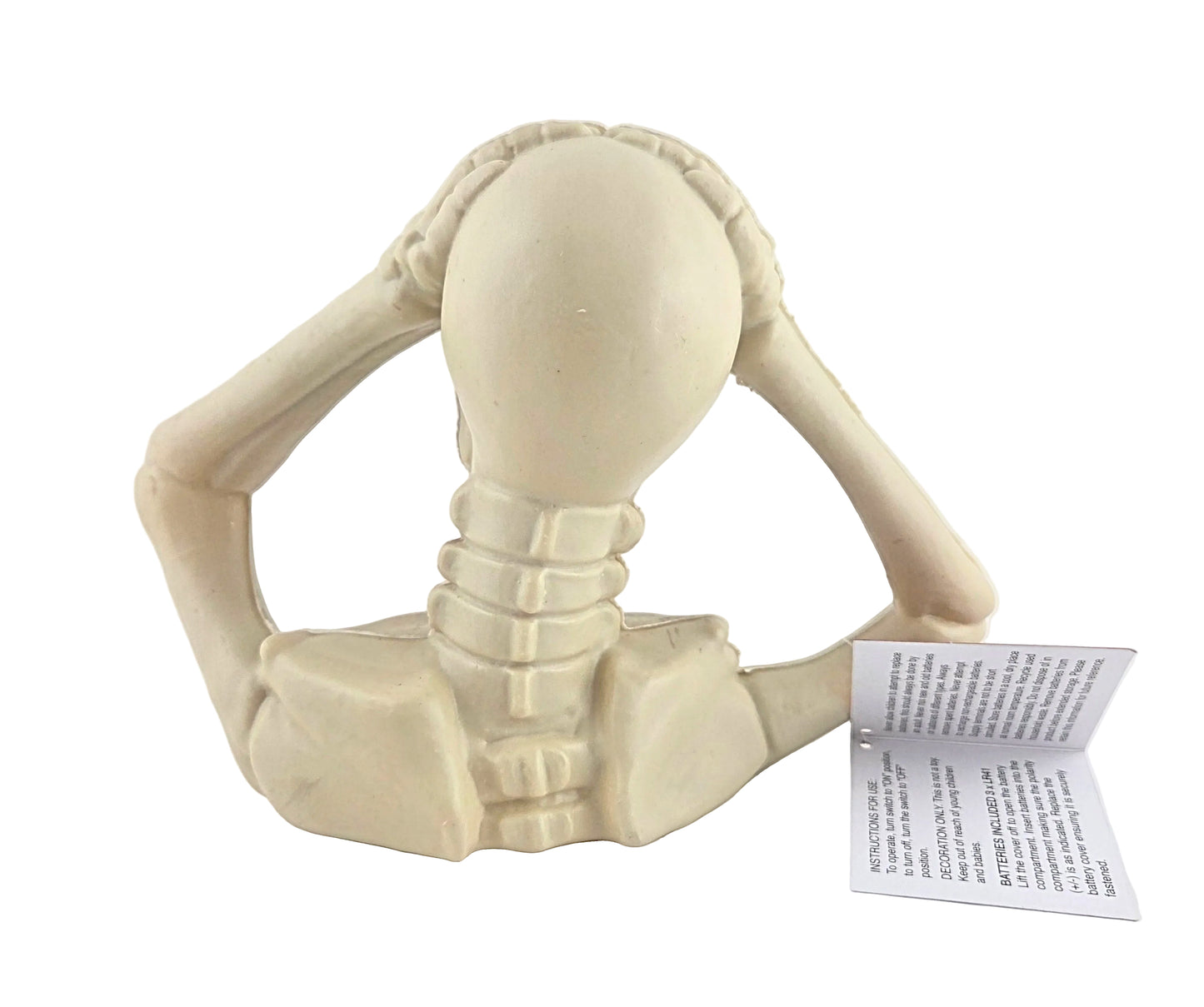 Tabletop Light-Up Eyes Skeleton Halloween Decoration