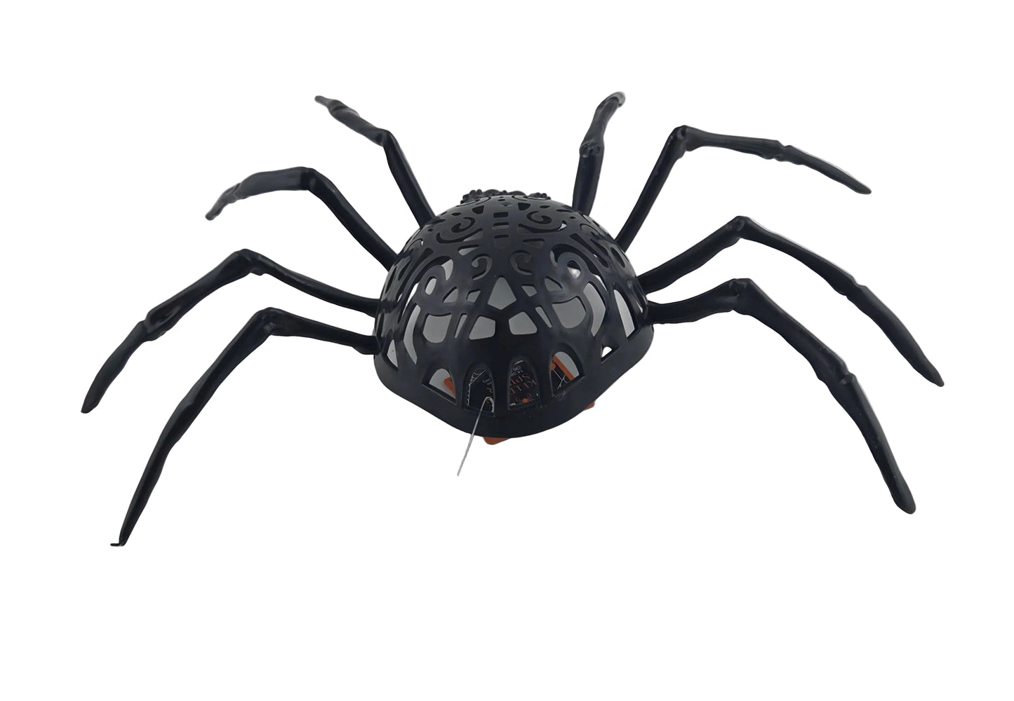 Halloween Spider Decorations Set of 3, Black Silver Gold