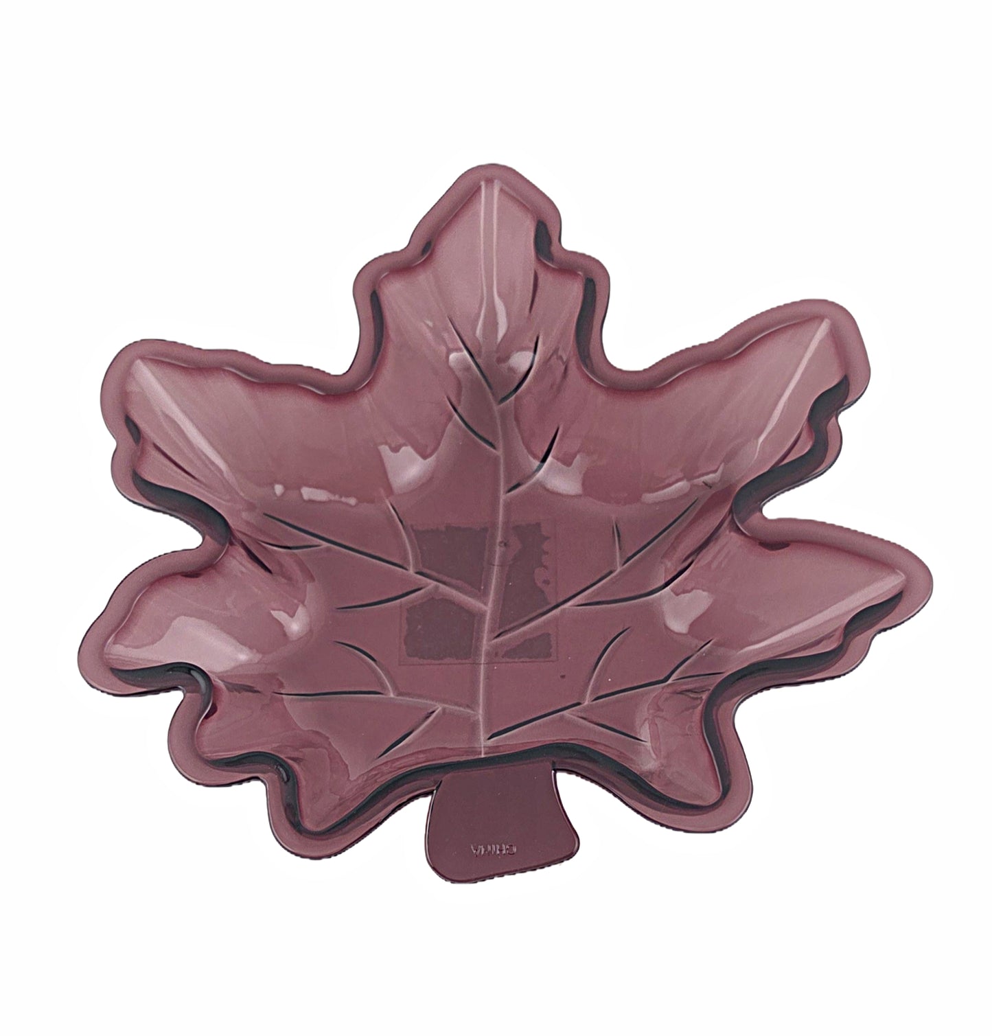 Harvest Leaf Shape Plastic Serving Dish Set of 3 Colors