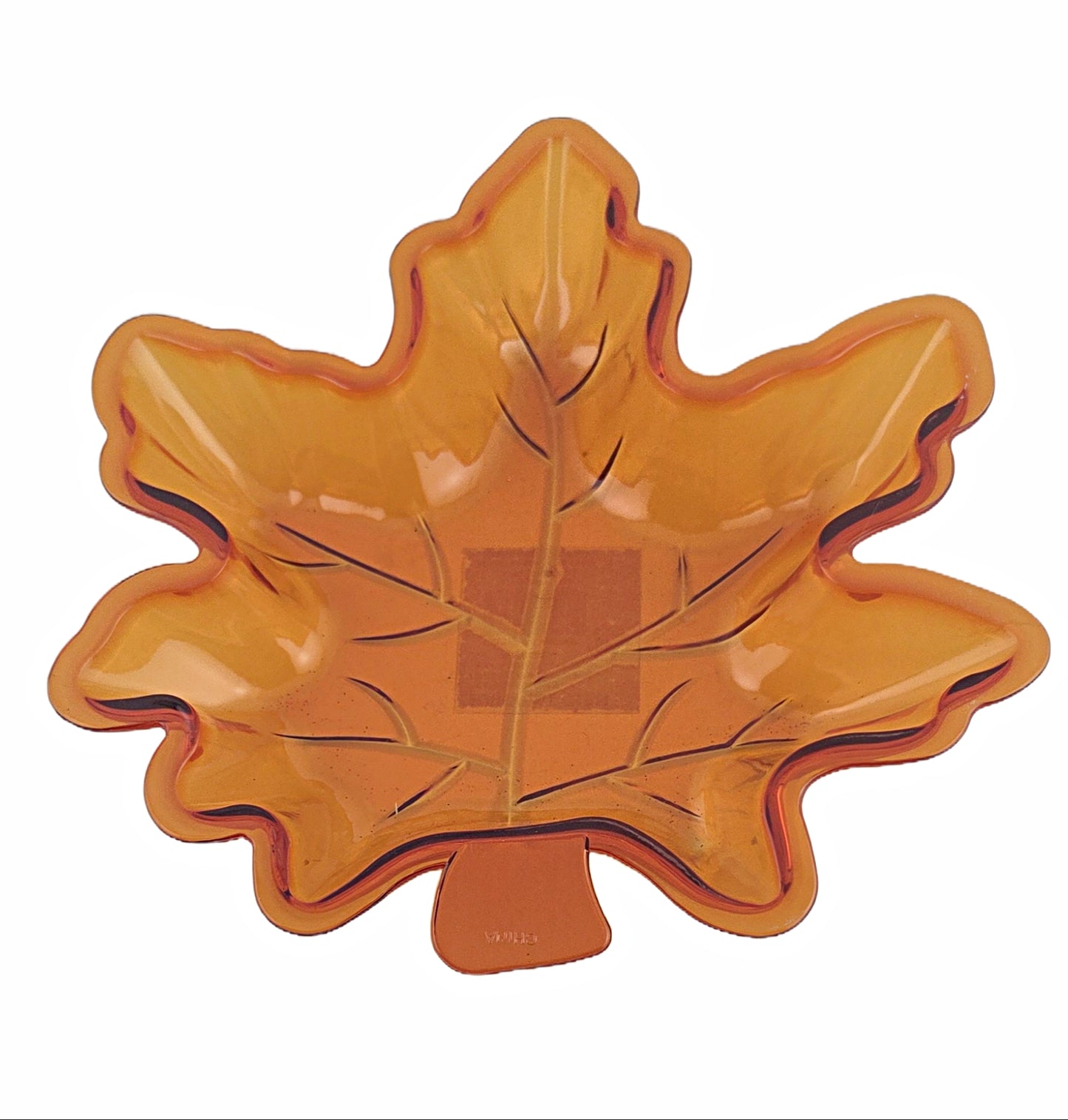 Harvest Leaf Shape Plastic Serving Dish Set of 3 Colors