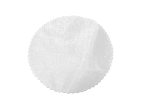 Organza Scalloped Circles, Lightweight Fabric for Crafts and Decorations