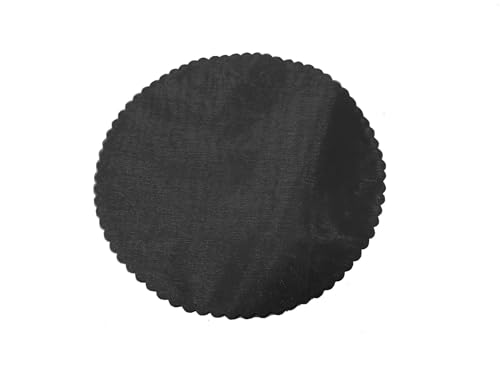 Organza Scalloped Circles, Lightweight Fabric for Crafts and Decorations