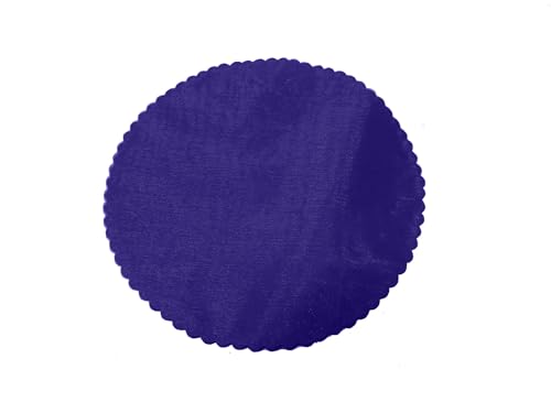 Organza Scalloped Circles, Lightweight Fabric for Crafts
