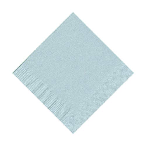 Party Favors Plus White 2-Ply Paper Cocktail Napkins 5" Folded 100 Count