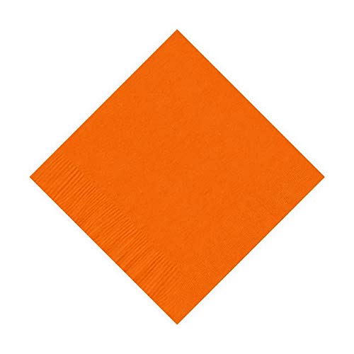 Party Favors Plus White 2-Ply Paper Cocktail Napkins 5" Folded 100 Count