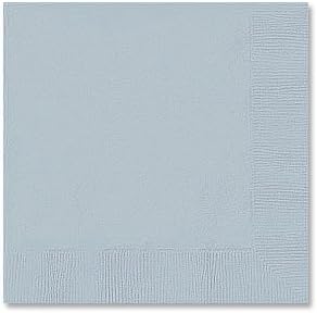Party Favors Plus Beverage Napkins Silver 50 Count