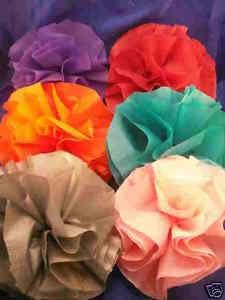 Party Favors Plus Teal Plastic Deco-Puff Pom Flowers 12 Count