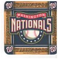 Party Favors Plus PaperKraft Coasters Baseball Motif Multicolor 8 Count