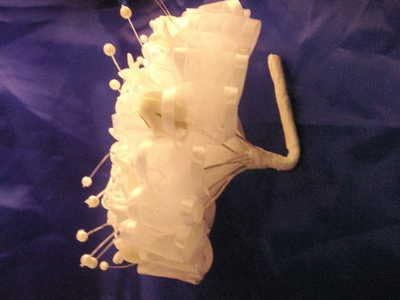 Party Favors Plus White Silk Satin Ribbon Wedding Bouquet