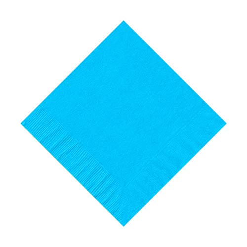 Party Favors Plus White 2-Ply Paper Cocktail Napkins 5" Folded 100 Count