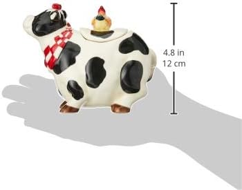 Appletree Design Barn Yard Cow Sugar and Creamer Set 4-3/8" H