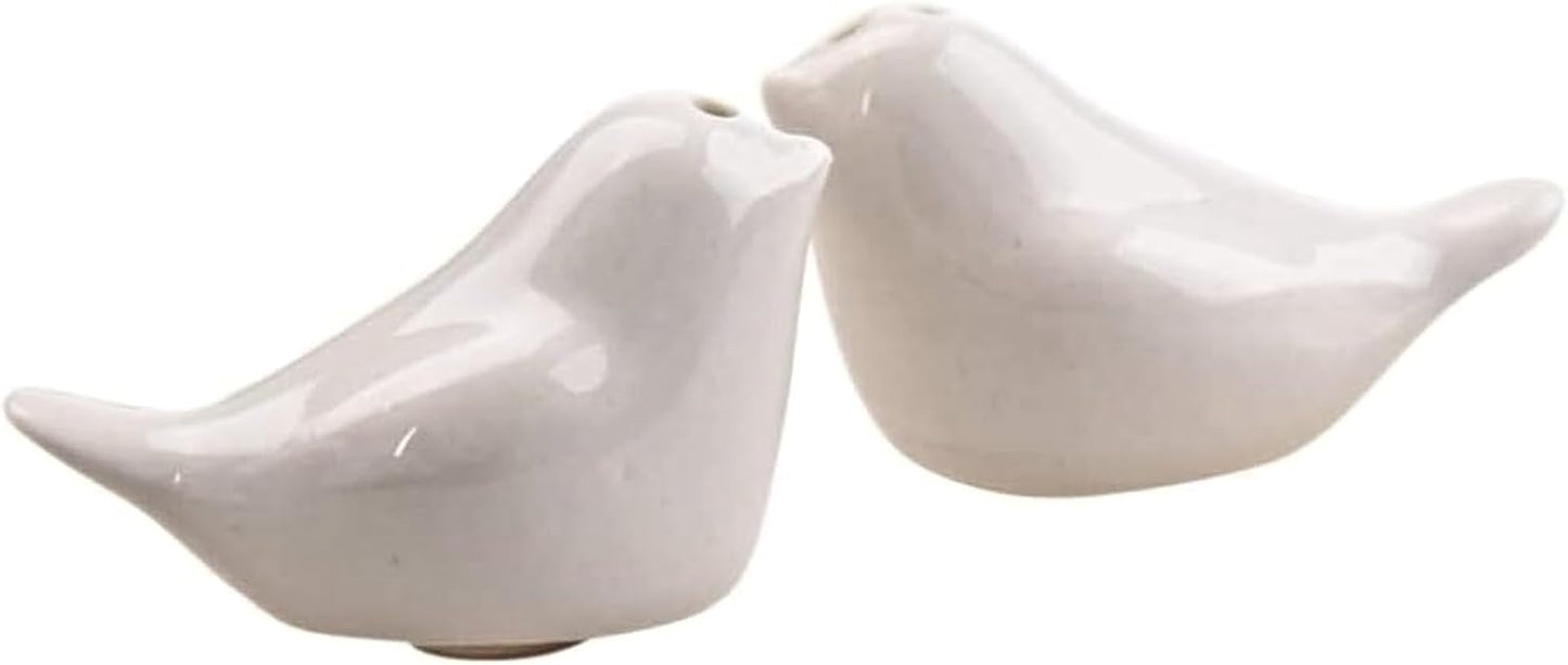 Love Birds Ceramic Salt and Pepper Shakers - 4 Sets