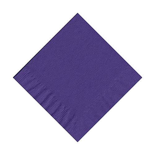 Party Favors Plus White 2-Ply Paper Cocktail Napkins 5" Folded 100 Count