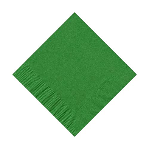 Party Favors Plus White 2-Ply Paper Cocktail Napkins 5" Folded 100 Count