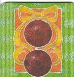 Party Favors Plus Multicolor Paper Coasters Christmas Spirit Designs 8 Count