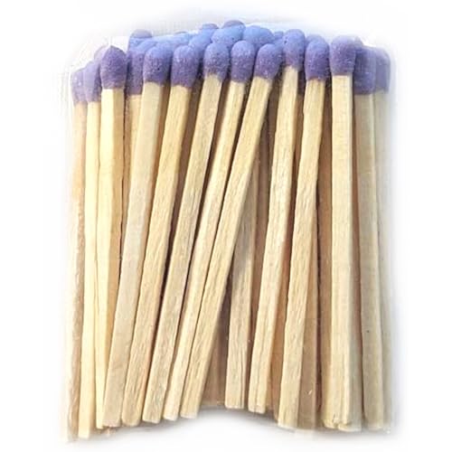 Party Favors Plus Wooden Safety Matches 250 Count 2.35" x 2.35" x 2.35" Purple