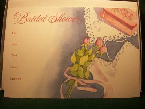 Party Favors Plus Bridal Shower Invitations Hankies Tulips 20 Count