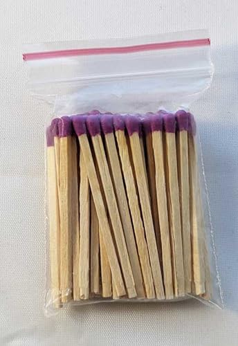 Party Favors Plus Multicolor Wooden Match Sticks 1000 Count 2" with 50 Matchboxes Red