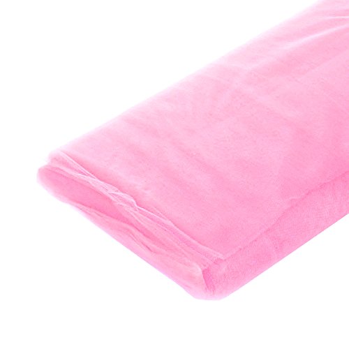Party Favors Plus Pink 54-Inch Tulle Bolt 40 Yards