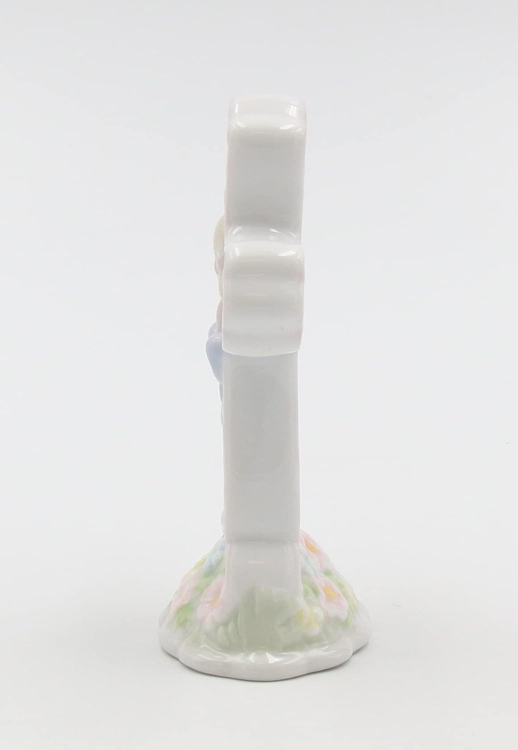 Cosmos Fine Porcelain Cross with Girl and Ribbon Figurine 4" H