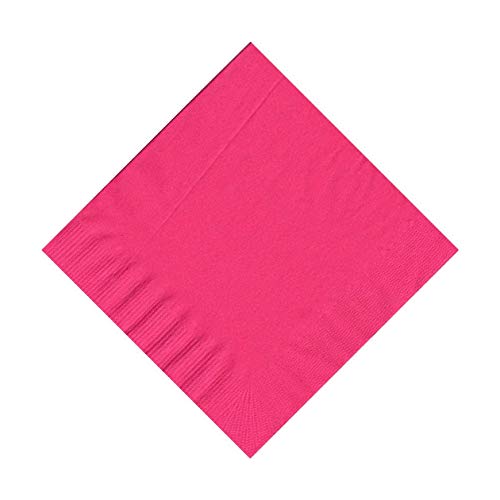 Party Favors Plus White 2-Ply Paper Cocktail Napkins 5" Folded 100 Count