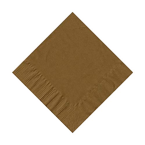 Party Favors Plus White 2-Ply Paper Cocktail Napkins 5" Folded 100 Count