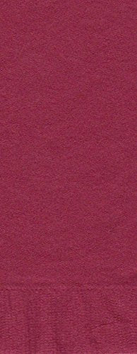 Party Favors Plus Paper Napkins Burgundy 50 Count