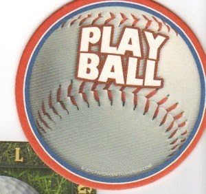 Party Favors Plus Multicolor Paper Coasters Play Ball Motif 8 Count