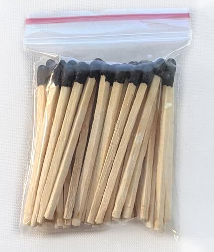 Party Favors Plus Green Wooden Match Sticks 1000 Count 2" with 50 Matchboxes